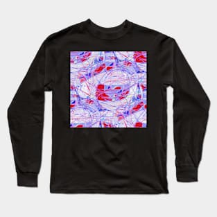 Pink, blue and purple Long Sleeve T-Shirt